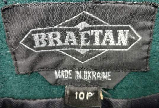 Vintage  Braetan Women's Pea Coat Size 10P image number 12