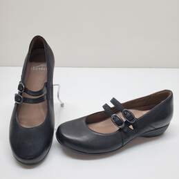 Dansko Women's Fynn Comfort Shoes Black Leather Size 37