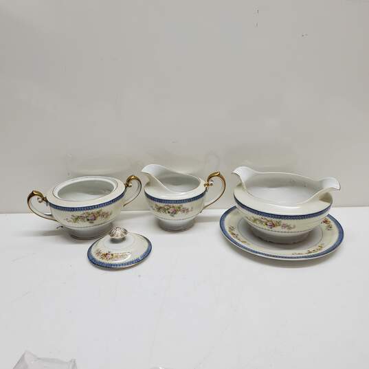 Meito Hand Painted 4pc China Set image number 1