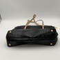 Womens Black Animal Print Leather Inner Pockets Bottom Studs Shiny Tote Bag image number 4