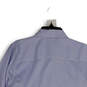NWT Womens Blue Pinstripe Long Collar Long Sleeve Button-Up Shirt Size XL image number 4
