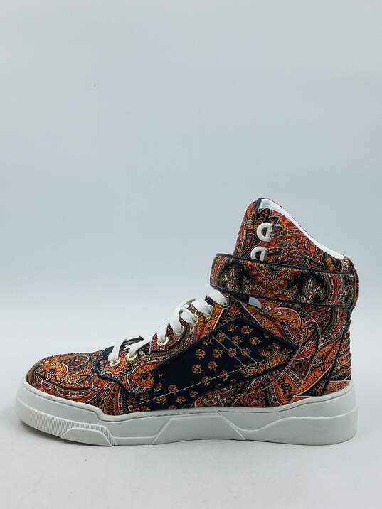 Authentic Givenchy Black Paisley High-Top W 7 image number 2