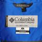 Columbia Women Blue 2-Tone Full Zip Coat S image number 3