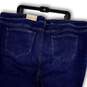 NWT Womens Blue Denim Medium Wash Distressed Skinny Leg Jeans Size 26W image number 4