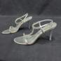 Lord & Taylor 719A Dazzle 93 Silver Metallic Heels Size 9M IOB image number 3