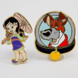 Collectible Disney Mickey & Minnie Mulan Epcot Variety Character Theme Enamel Trading Pins 83.1g alternative image