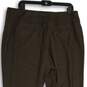 NWT 7th Avenue New York & Company Design Studio Womens Brown Ankle Pants Size XL image number 4