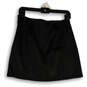 NWT Womens Black Faux Leather Pull-On Short A-Line Skirt Size Small image number 2