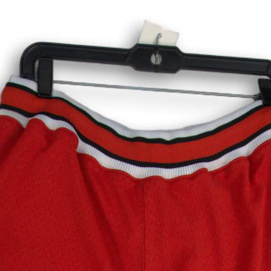 Hardwood Authentic Classics Mens Red White Chicago Bulls NBA Basketball Shorts L image number 3