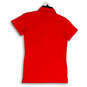 Womens Red Dri-Fit Illinois State Swimming & Diving Polo Shirt Size Small image number 2