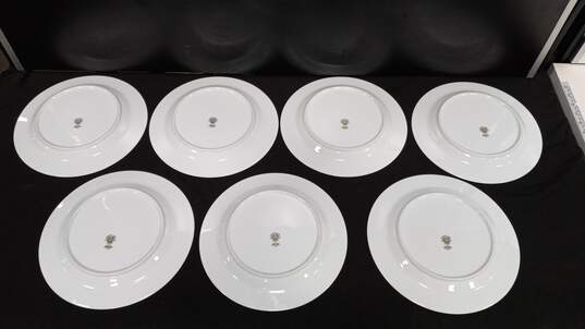 Bundle of 7 Noritake Rosepoint Dinner Plates image number 3