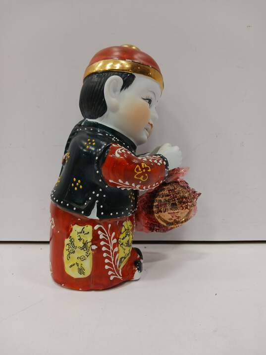 Vintage Chinese Lucky Boy Figurine image number 4