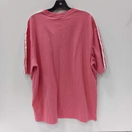 Adidas Women's Pink/White Rose Tone Oversized Tee Size L NWT alternative image