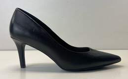Alfani Step N Flex Jeules Black Leather Pumps Women's Size 9