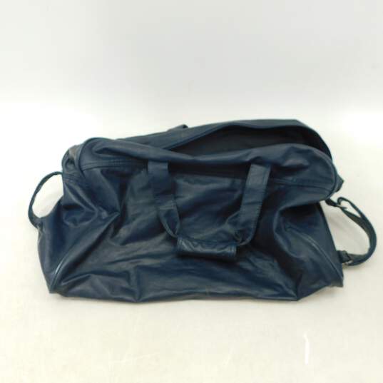 Vintage NASCAR Tide Racing 10th Anniversary 1987-97 Blue Faux Leather Duffel Bag image number 5