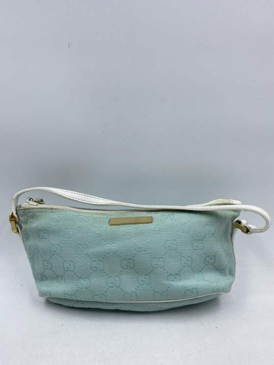 Authentic Gucci GG Mint Boat Pochette Bag image number 1