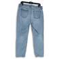 Talbots Womens Blue Denim Flawless 5 Pocket Design Slim Fit Ankle Jeans Size 14P image number 2