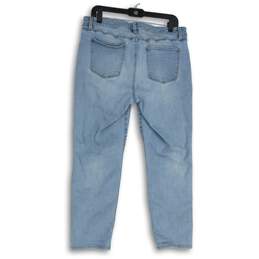 Talbots Womens Blue Denim Flawless 5 Pocket Design Slim Fit Ankle Jeans Size 14P alternative image
