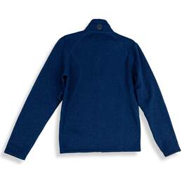 NWT Marmot Mens Drop Line Blue Fleece Mock Neck Long Sleeve Full Zip Jacket Sz S alternative image