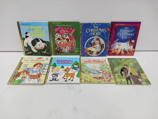 Bundle of 8 Vintage Little Golden Children's Books image number 1