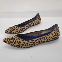 Rothy's Women's Leopard Print Pointed Toe Flats Size 9 alternative image