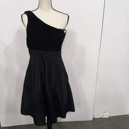 Eliza J Women's Black One Shoulder Dress Size 8