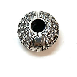 Designer Pandora Sterling Silver Cubic Zirconia Stone Clip Beaded Charm alternative image