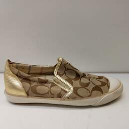 Coach Beale Casual Slip On Sneakers Brown Size 6