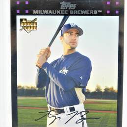 2007 Ryan Braun Topps Rookie Milwaukee Brewers alternative image