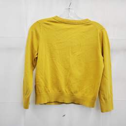 Boden Yellow Button Up Cardigan Women's Size Small alternative image
