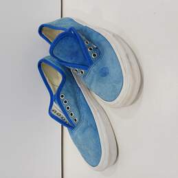 Van's Blue Scotchgard Casual Shoes Women's Size 9