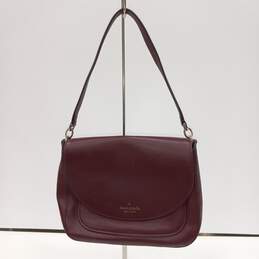 Women's Burgundy Kate Spade Handbag