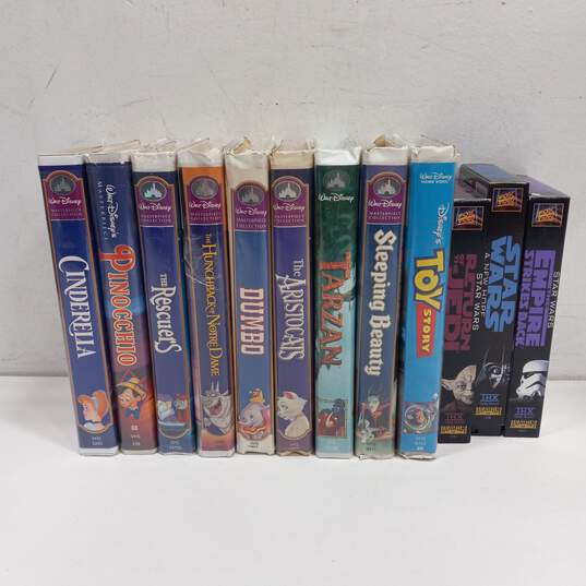 VHS Disney Movies Assorted 12pc Lot image number 3