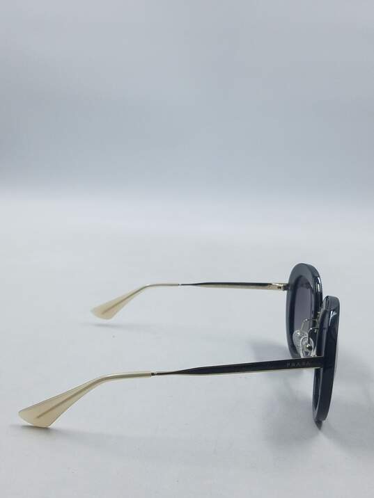Prada Black Tinted Oversized Sunglasses image number 5