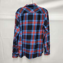 VTG Filson MN's Blue Plaid Grouse Scout Shirt Size SM alternative image