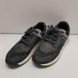 Boss Hugo Boss Titanium Run Low-Top Suede/Nappa leather Black White Athletic Shoes Men's Size 42EU/9US