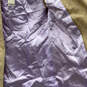 NWT Womens Beige Purple Long Sleeve Peak Lapel One-Button Blazer Size 6 image number 5
