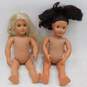 2 Our Generation 18 Inch Play Dolls Blonde Hair Bown Eyes Brown Hair Blue Eyes image number 1
