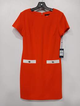 Women’s Tommy Hilfiger Orange Mod Dress Sz 6 NWT