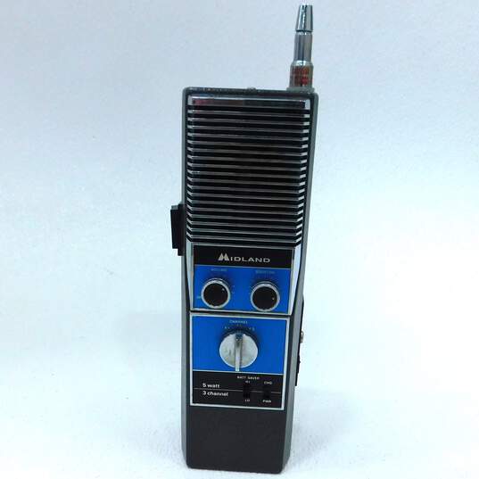 Vintage Midland 3 Channel Handheld Radio Transceiver image number 2