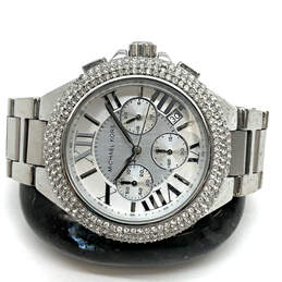 Designer Michael Kors MK5634 Silver-Tone Stainless Steel Analog Wristwatch