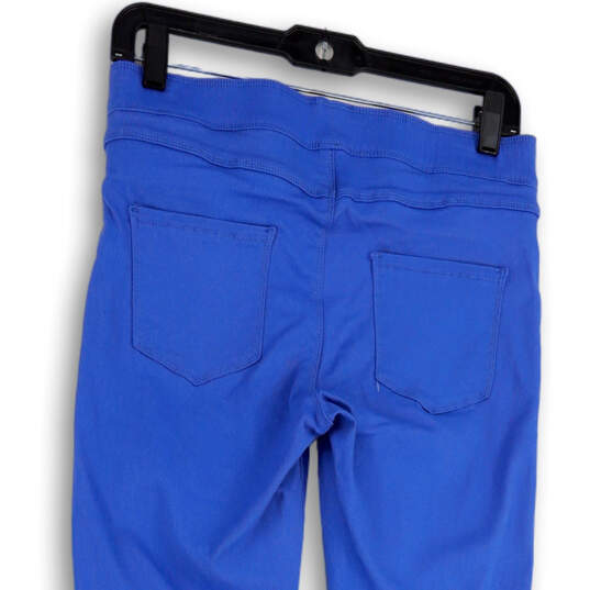 Buy the Womens Blue Denim medium Wash Pockets Skinny Leg Jeggings