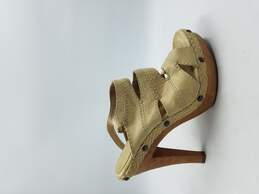 Frye Dara Cream Sandals W 9M COA