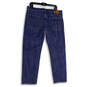 Mens Blue Denim Medium Wash 5 Pocket Design Straight Leg Jeans Size 36X30 image number 2