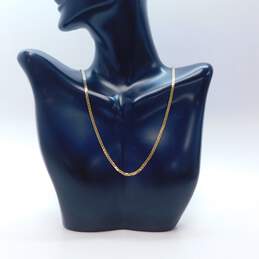10k Yellow Gold Serpentine Chain Necklace 6.3g