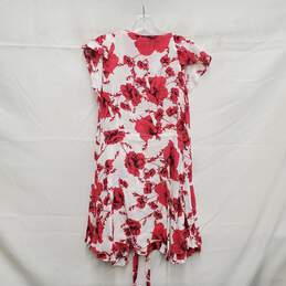 NWT Free People WM's Cream Combo Pink & White Floral Mini Dress Size M alternative image