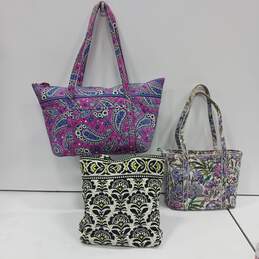 Bundle of 3 Assorted Multicolor Vera Bradley Handbags alternative image