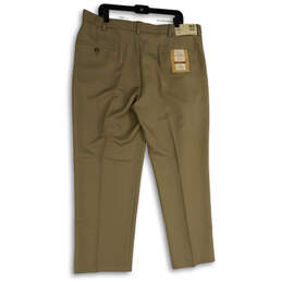 NWT Mens Beige Cool 18 Performance Classic Fit Khaki Pants Size 40x29 alternative image