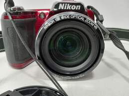 Nikon Coolpix L110 15x Optical Zoom Wide Red Camera alternative image