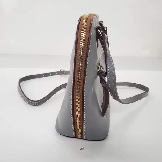 Dooney & Bourke Wexford Gray Leather Trixie Crossbody Bag image number 3